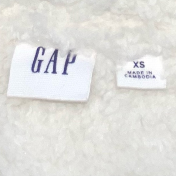 GAP Sherpa Hoodie GAP Vintage
90s Hooded Sweater Navy Size XS - Picture 13 of 13